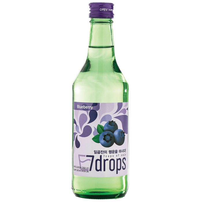 7Drops Drink 7Drops Soju BlueBerry 360ml