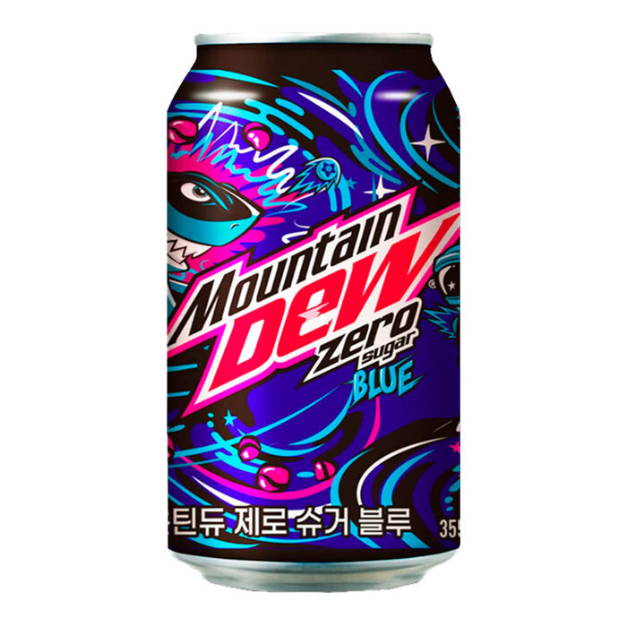 Mountain Dew Drink Mountain Dew Blue Zero Sugar 355ml