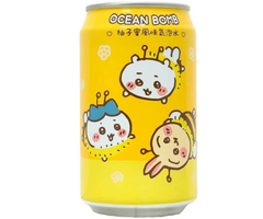 Ocean Bomb Drink Ocean Bomb ChiiKawa Water Honey Peach Flavor 330ml Sugar Free