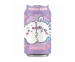 Ocean Bomb Drink Ocean Bomb ChiiKawa Water Peach Flavor 330ml Sugar Free