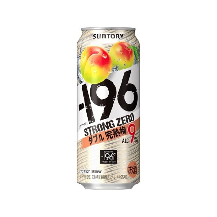 Suntory Drink -196 Strong Zero Double Ume-Plum 500ml Japan