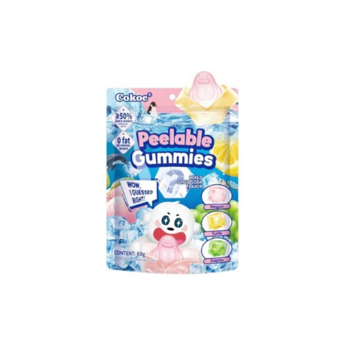 Cokoc Candy Cokoc Peelable Gummies Mixed Fruit SODA FI 60gr China