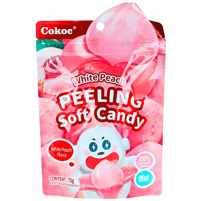 Cokoc Candy Cokoc Peeling Soft Candy White Peach FI 75gr China