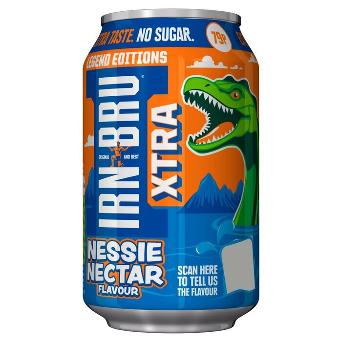 Irn Bru Drink IRN BRU Xtra Nessie Nectar 330ml