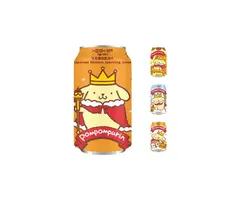 Sanrio Drink PomPomPurin Japanese Sparkling Water 330ml