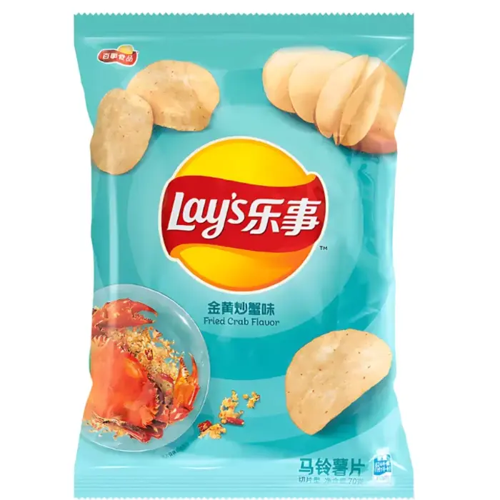 Lays Chips Lays Crab Flavor 40gr China