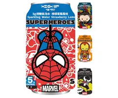 Drink SuperHeroes Venom Marvel Sparkling Water StrawBerry Lemonade Flavour 330ml