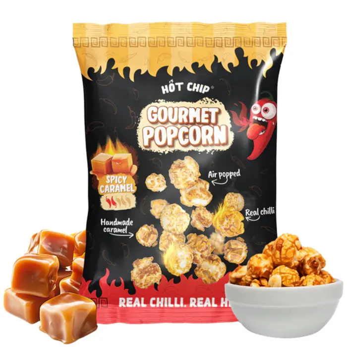 Hot Chip Chips Hot Chip Gourmet PopCorn Spicy Caramel Challenge 120gr 16+