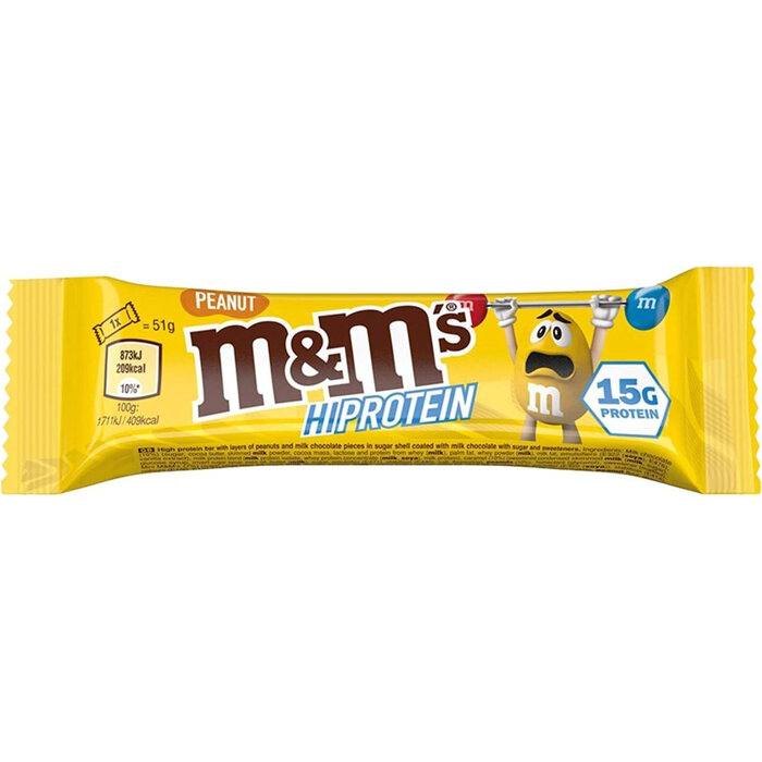 M&M's Chocolate M&M's Hi Protein Bar, Peanut 51gr