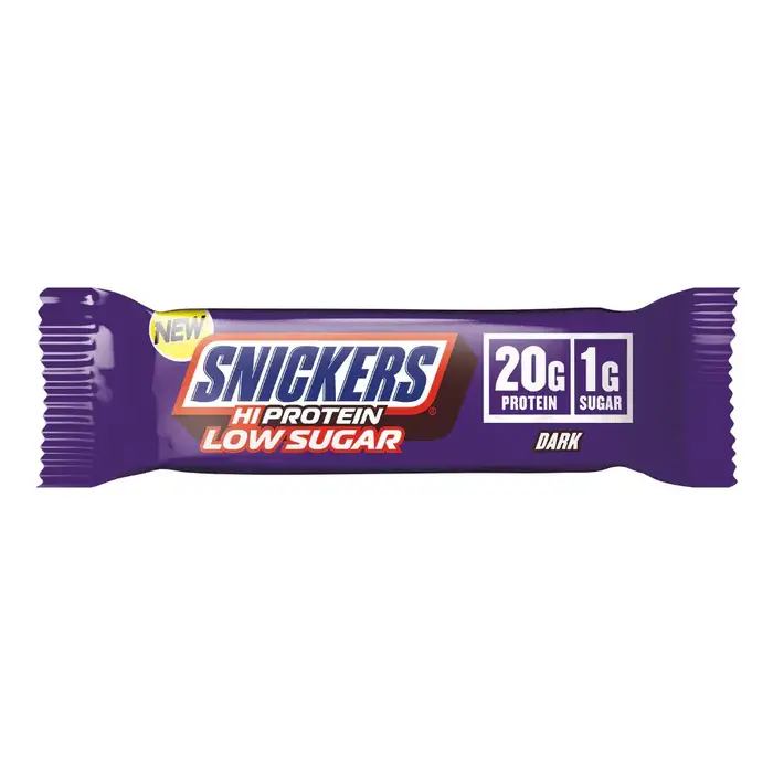 Snickers Chocolate Snickers Hi Protein Bar, Low Sugar Dark 57gr