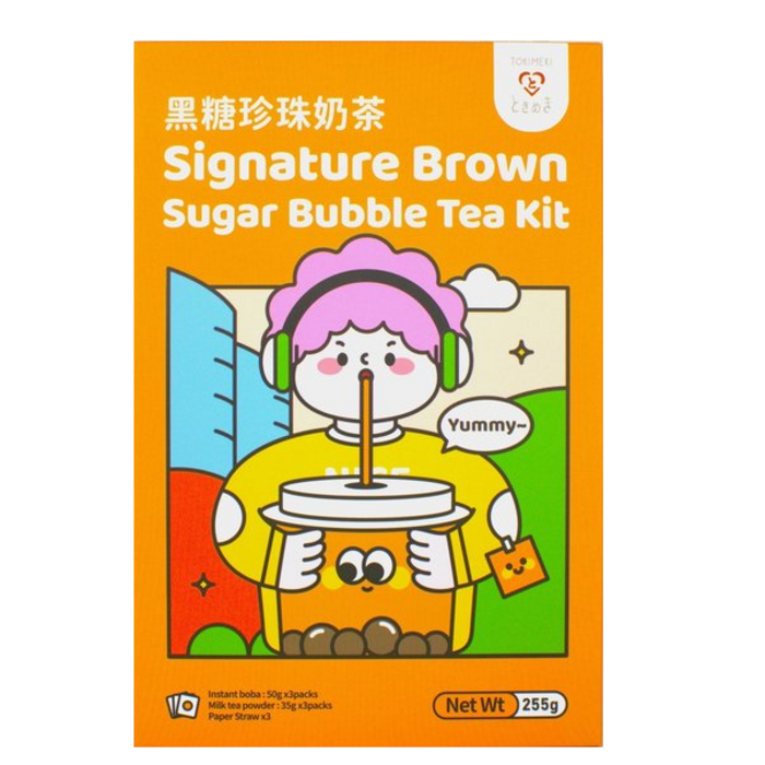 Tokimeki Drinks TokiMeki Bubble Tea Kit Signature Brown Sugar 255gr Taiwan