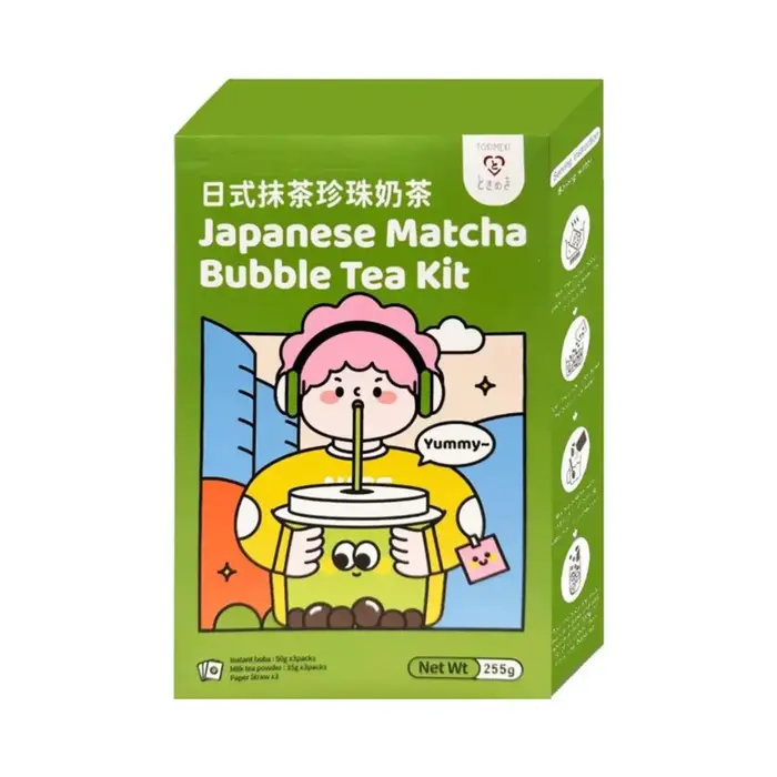Tokimeki Drinks TokiMeki Bubble Tea Kit Japanese Matcha 255gr Taiwan