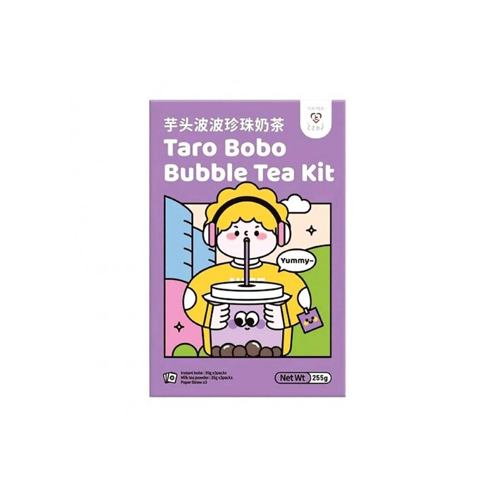Tokimeki Drinks TokiMeki Bubble Tea Kit Taro Bobo 255gr Taiwan