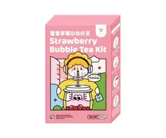 Tokimeki Drinks TokiMeki Bubble Tea Kit StrawBerry 255gr Taiwan