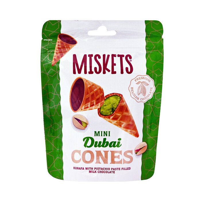 Miskets Chocolate Miskets Cornet Milk Chocolate Dubai Style 50gr Turkey
