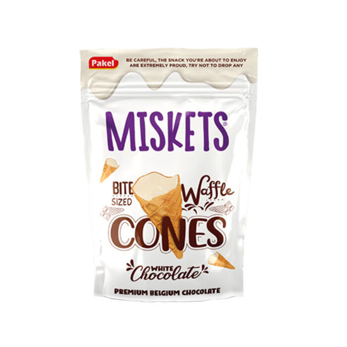 Miskets Chocolate Miskets Cornet White Chocolate 70gr Turkey