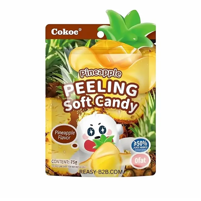 Cokoc Candy Cokoc Peeling Soft Candy PineApple FI 75gr China