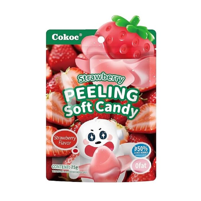 Cokoc Candy Cokoc Peeling Soft Candy StrawBerry FI 75gr China