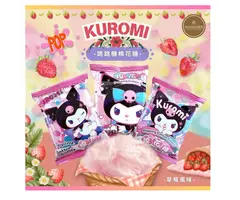 Amandier Candy Kuromi Popping StrawBerry MarshMellow Candy 15gr Taiwan