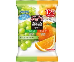 ORIHIRO Candy Muscat & Orange Prune Konjac Jelly 240gr Japan