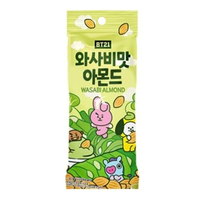 BT21 Chips BT21 Wasabi Almond 30gr Korea