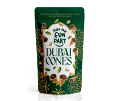 JustTheFunPart Chocolate Dubai Cones 120gr