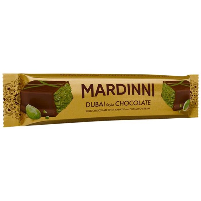 Mardinni Chocolate Mardinni Gold Dubai Chocolate Bar 35gr