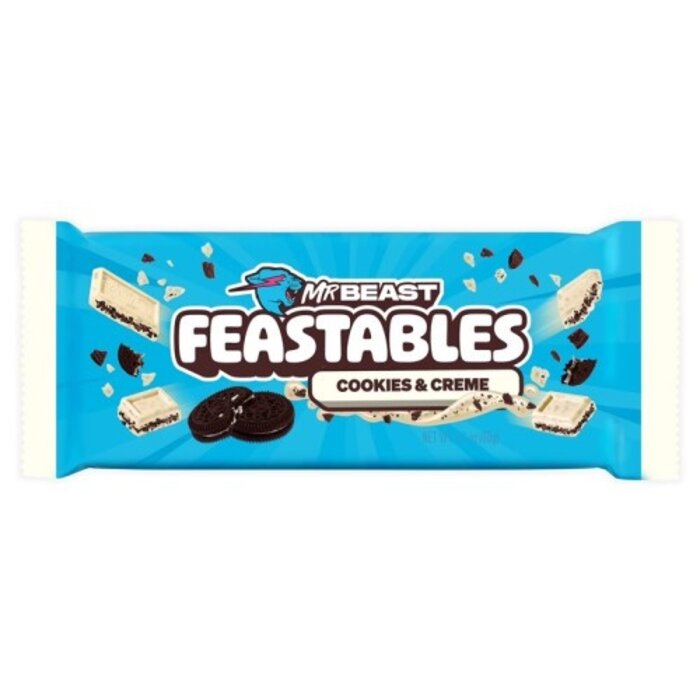 Mr. Beast Chocolate Mr Beast Feastables Cookies & Creme Chocolate Bar 60gr