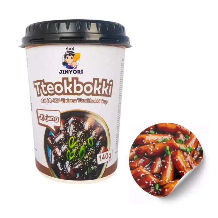 JinYori Ramen JjaJang TteokBokki 140gr Korea