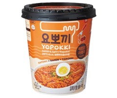 Yopokki Food YoPokki RiceCake & Ramen Cup KimChi 145gr Korea