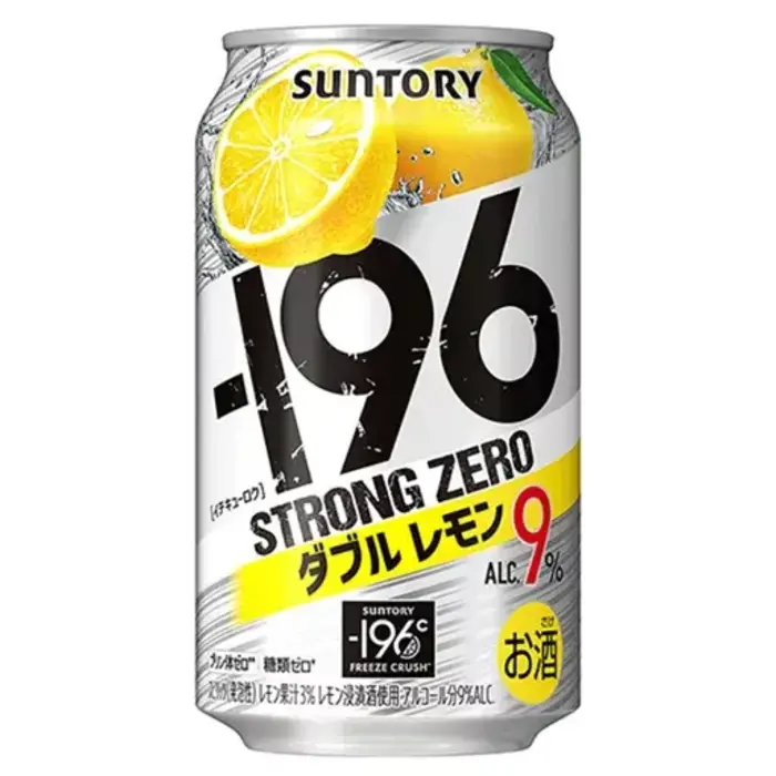 Suntory Drink -196 Strong Zero Double Lemon 350ml