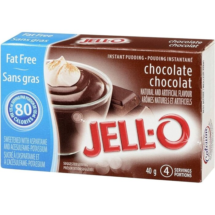 Jell-O BreakFast Jell-O Instant Pudding Chocolate Fat Free 40gr