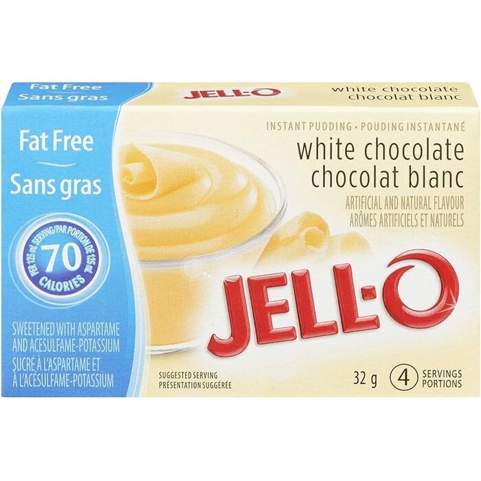 Jell-O BreakFast Jell-O Instant Pudding White Chocolate Fat Free 32gr