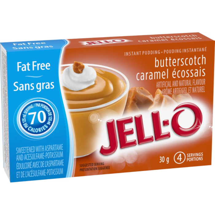 Jell-O BreakFast Jell-O Instant Pudding ButterScotch Fat Free 30gr