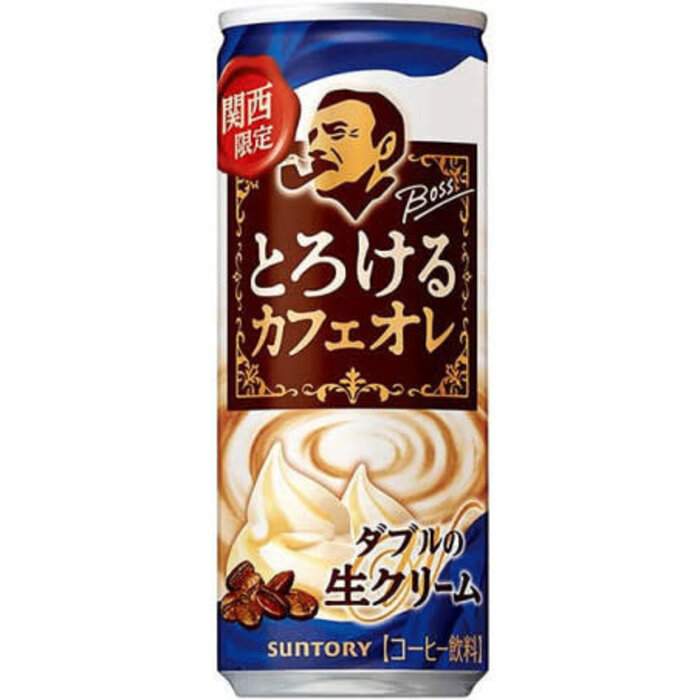 Suntory Drink Boss Creamy Café au Lait 250ml Japan