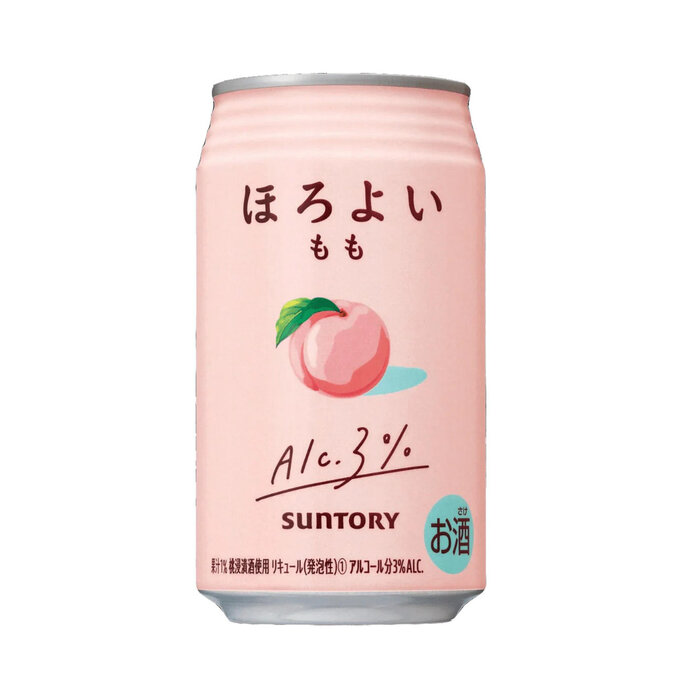 Suntory Drink Horoyoi Peach 350ml