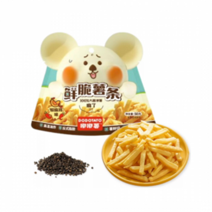 DodoTato Chips Crispy Pepper Potato Chip 50gr China