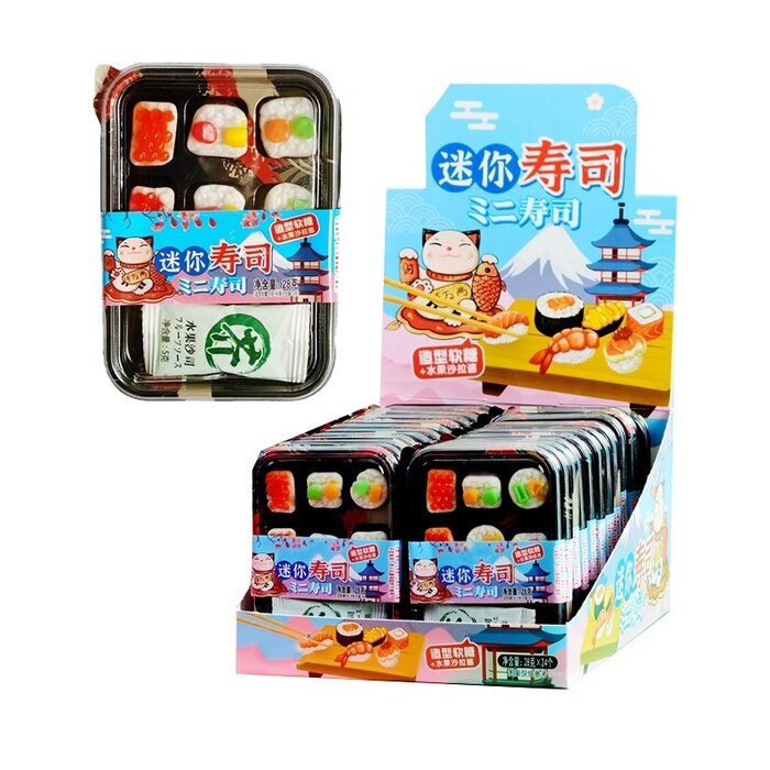 QiQiLe Candy Sushi Shaped Soft Candy 25gr China