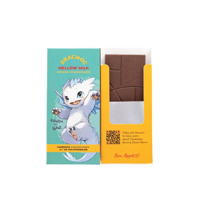 Drach-Oc Chocolate Drach-Oc Mellow Milk Vegan 40gr Cambodia