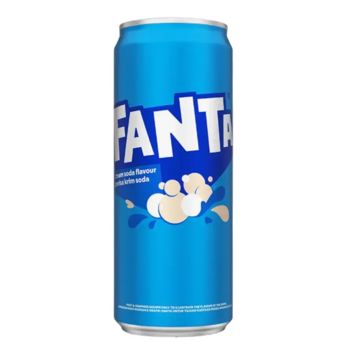 Fanta Drinks Fanta Cream Soda Fruit 320ml Malaysia