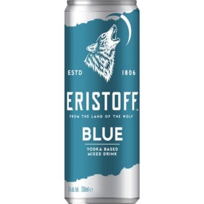 Eristoff Drink Eristoff Blue 4% alc 250ml