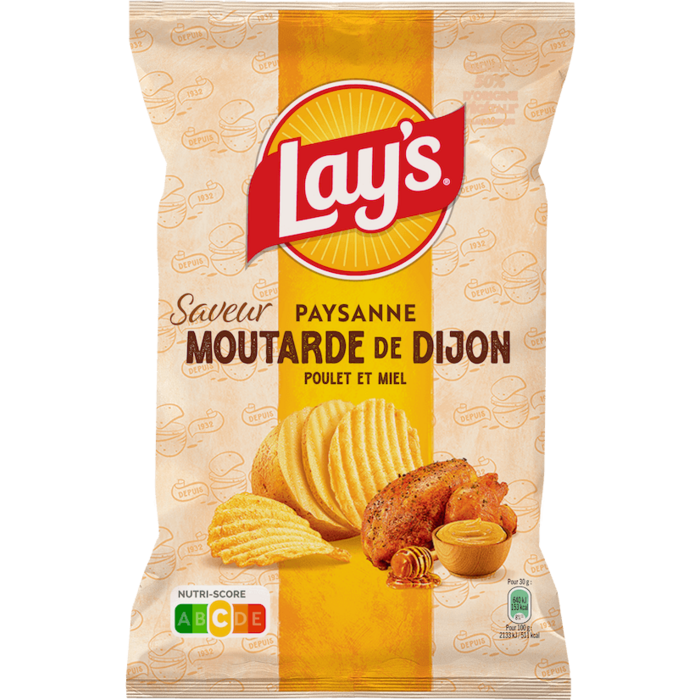 Lays Chips Lay's Moutarde de Dijon, Chicken with Honey 120gr