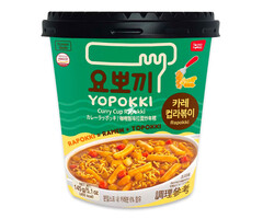 Yopokki Food YoPokki RiceCake & Ramen Cup Curry 145gr Korea