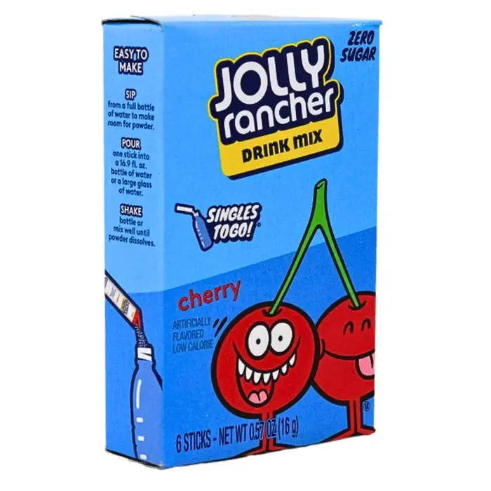 Drink Jolly Rancher, Singles Cherry 6 x 3,13gr