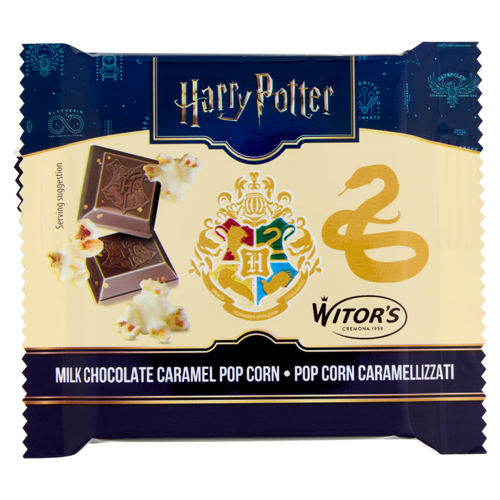Harry Potter Chocolate Harry Potter, Milk Chocolate Caramel PopCorn 40gr Italy