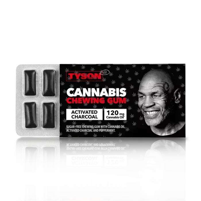 Tyson Candy Tyson, Cannabis Chewing Gum with Activated CharCoal 25gr Mike Tyson