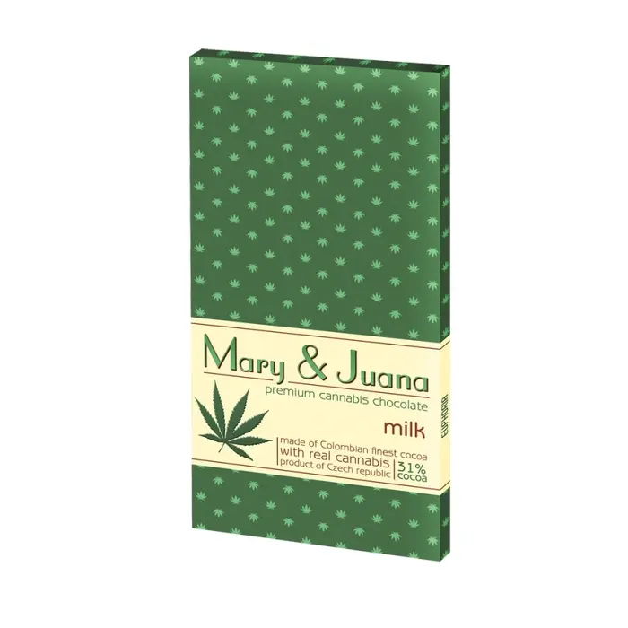 Euphoria Chocolate Mary & Juana Milk 80gr