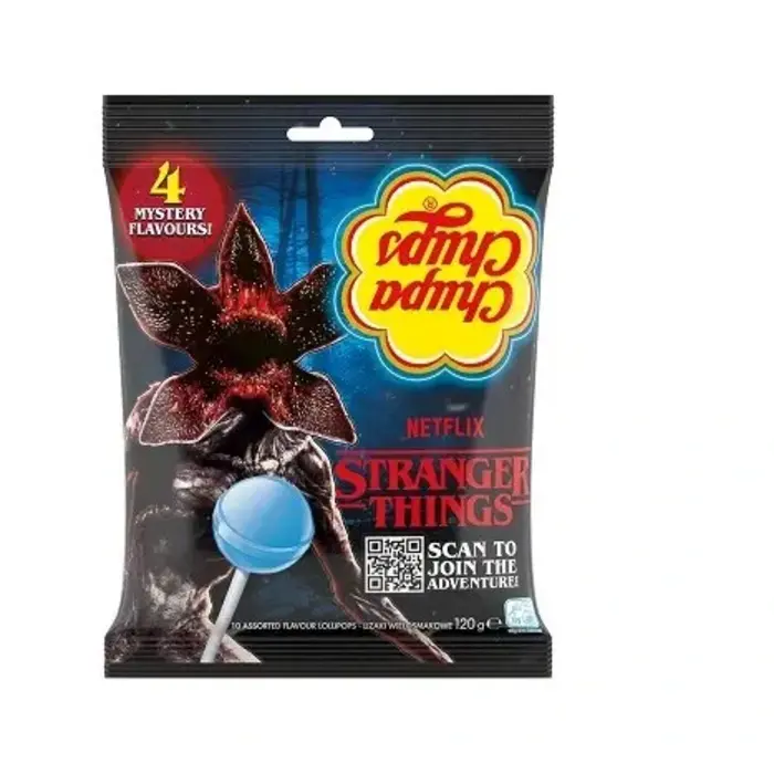 NetFlix Candy Chupa Chups, Stranger Things Up Side Down 120gr