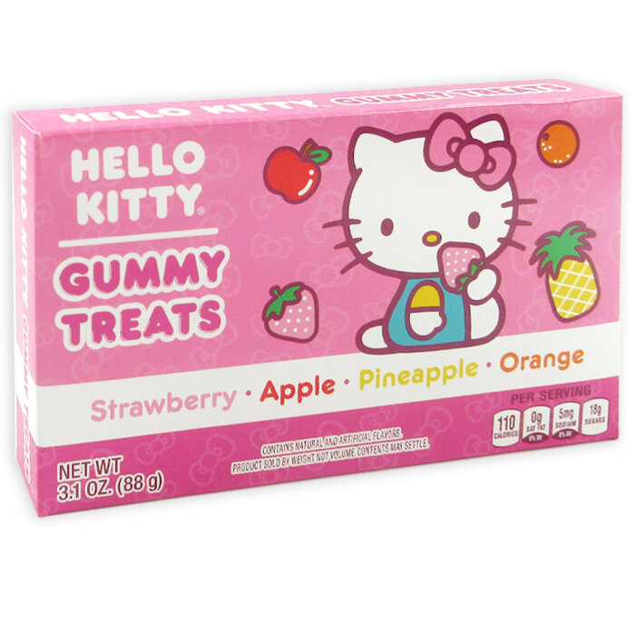 Sanrio Candy Hello Kitty Fruit Gummi Trats Theater Box 88gr