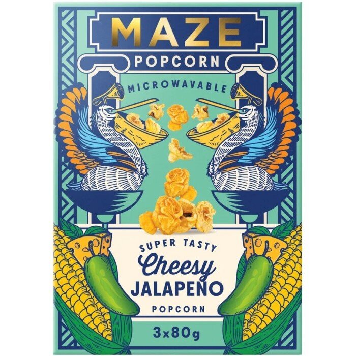 Maze PopCorn Maze PopCorn, Cheesy Jalapeno 240gr